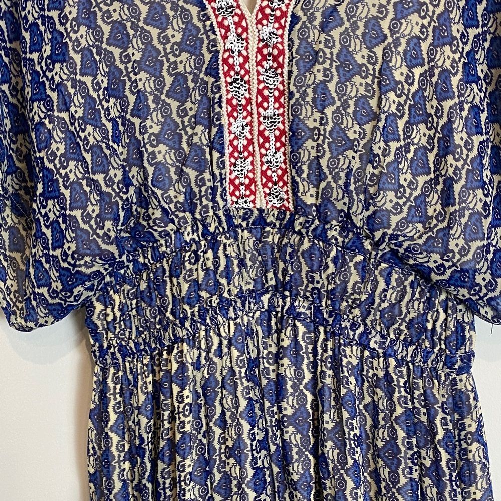Anthropologie Oda Patterned Maxi Dress India Vineet Bahl Size 8 - Picture 5 of 9